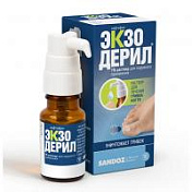 цена ЭКЗОДЕРИЛ Р-Р Д/НАРУЖ. ПРИМ. 1% ФЛ. 10МЛ в Доброй Аптеке купить ЭКЗОДЕРИЛ Р-Р Д/НАРУЖ. ПРИМ. 1% ФЛ. 10МЛ в Доброй Аптеке